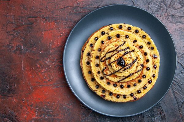 Pancakes with Eggs
