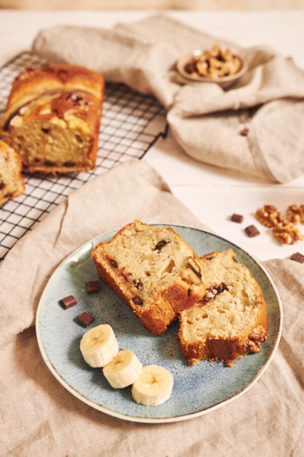 Mini banana bread (coconut or chocolate)